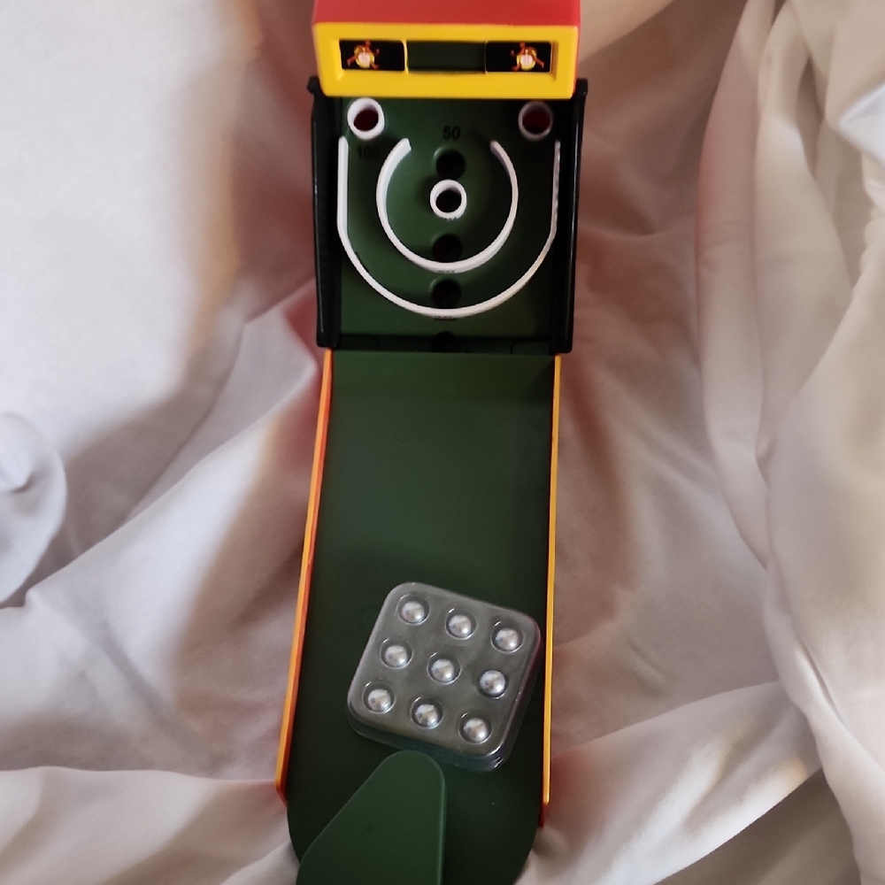 Colorful Tabletop Skee-Ball Game